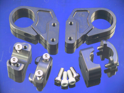 LSL Superbike Standrohradapter HONDA CBR 1100 XX SC35 97-08silber