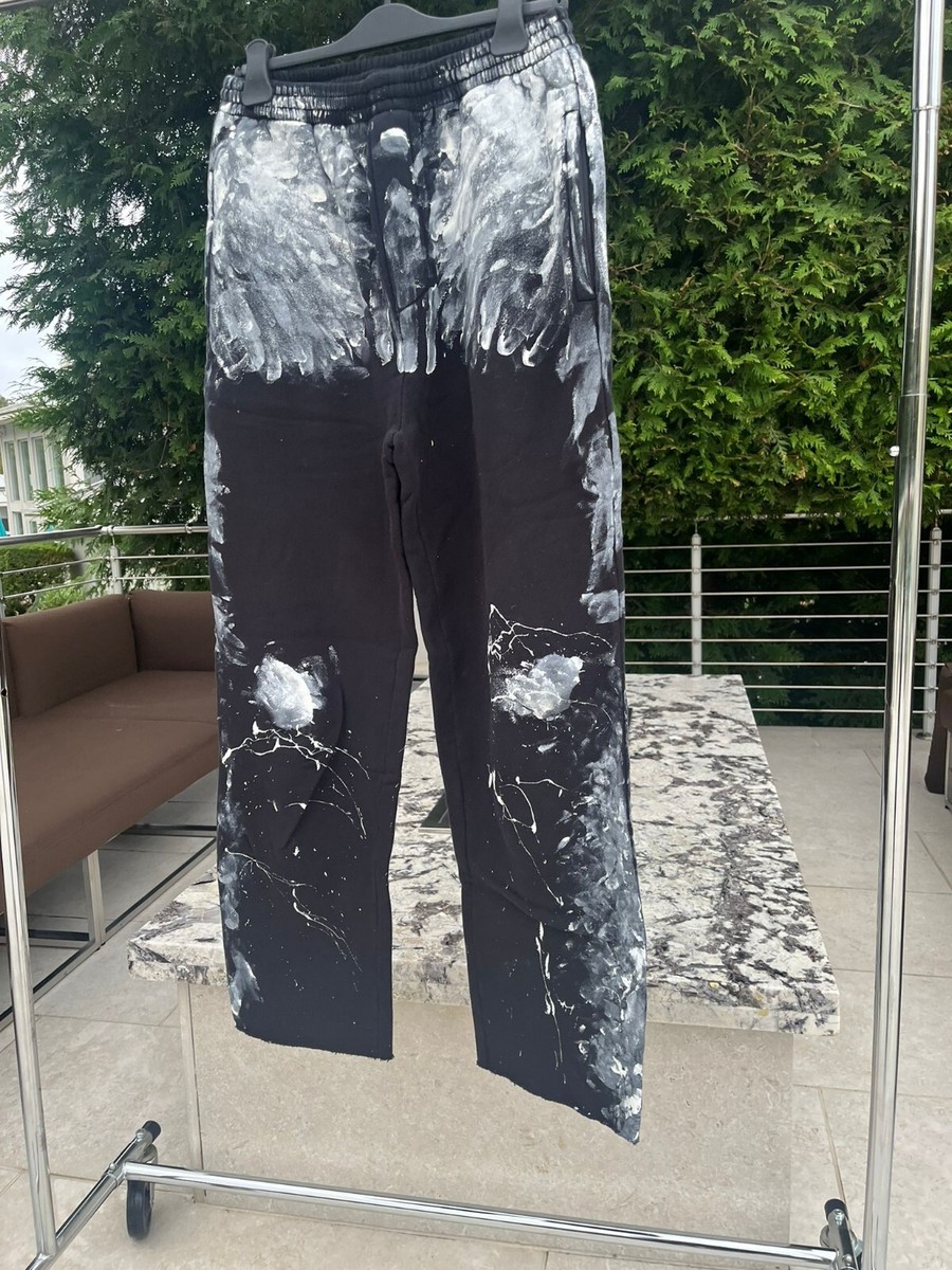 Balenciaga , Paint Splatter Sweatpants in Black & White BNWT Balenciaga , Paint Splatter Sweatpants in Black & White BNWT