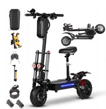 11 inch Folding Electric Scooter 6000W 60V 38AH Dual Motor Adult Off Road Tire