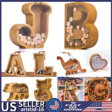 Personalized Boys Piggy Bank, Wooden Gift For...
