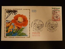 FRANCE PREMIER JOUR FDC YVERT 2035  MARTINIQUE FLORALIES  0,35F LES 3 ILETS 1979