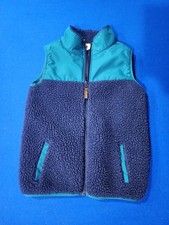 CARTER'S BOYS BLUE FLEECE VEST FULL ZIPPER SIZE 8/8A