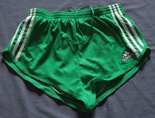 Adidas Shorts Sprinter Gay Silky M Short Retro Vintage High Cut 90s Racer