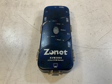 Zonet KVM3004-01 4-Port VGA KVM Switch, Blue "A6B"