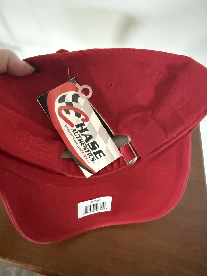 Gorra de béisbol retro ajustable Dale Earnhardt Jr NASCAR Racing Snapback roja Foto 2 de 2