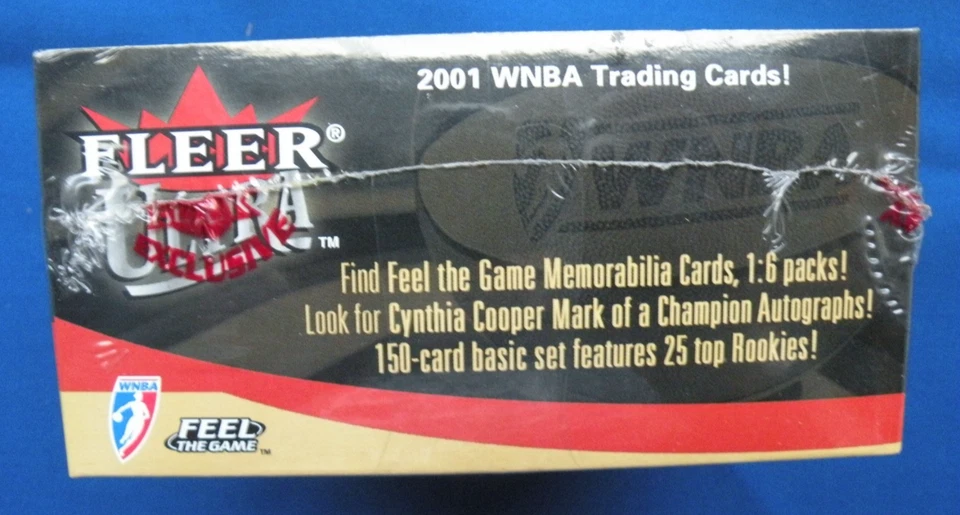 2001 Fleer Ultra WNBA trading cards 24 packs sealed box - Image 2 of 4