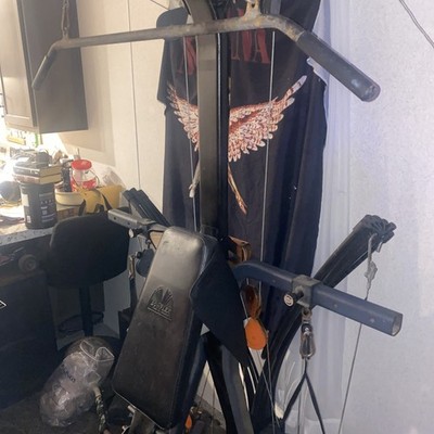 bowflex home gym black used