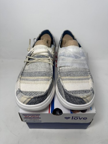 Skechers Bobs Skipper-Hampton Bays Women's Blue Slip on- Size 8 - Picture 2 of 10