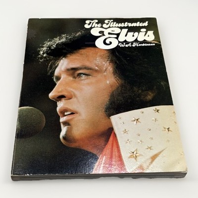Elvis Presley Vintage 1976 The Illustrated Elvis Book By W.A. Harbinson