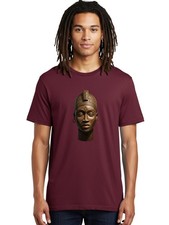 African-Bust Mens Graphic Tee, 100 Cotton, Casual Summer Wear