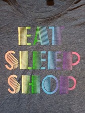 Aerpostale Navy Baby Tee, Size Xl With Multicolored Decal Across Front