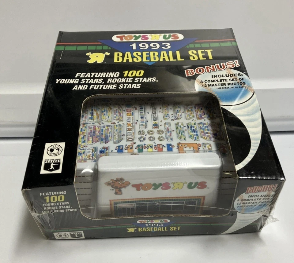 1993 Topps Toys 'R' Us - Baseball Set - 100 Cards & Photos - Mint Sealed Box - Image 2 of 3