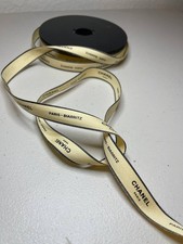 Chanel LE Yellow Biarritz Gift Wrap Ribbon  3 Yards 2.7m  LIMITED EDITION
