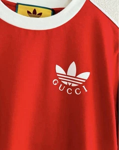 Robe t shirt femme Gucci Adidas coton rouge taille S
