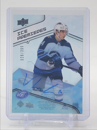 VILLE HEINOLA 2019-20 UPPER DECK ICE PREMIERES ROOKIE RC AUTO /399 Q0107