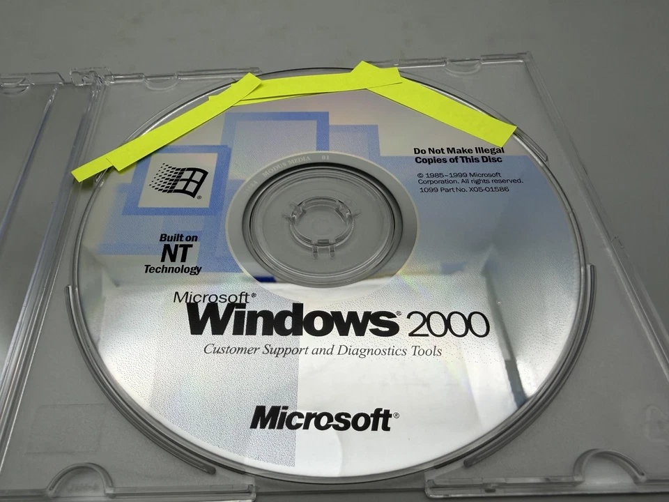 VTG Microsoft Windows 2000 Server 10 CAL & Windows 2000 Support Tools CDs READ - Image 2 of 4