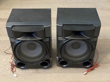 Sony SS-EC709iP Pair of Bookshelf Speakers Set -Black -Wired - Works Great