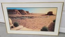 Doug West "Chacoan Sun Stride" 1986 Signed Serigraph Artist Proof Large Framed
