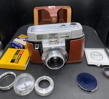 Vintage Kodak Automatic 35R4 Film Camera, including Leather Case : 44mm F/2.8
