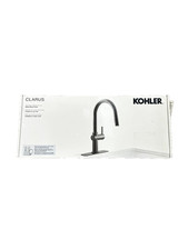 KOHLER R30935-BL Clarus Single Handle Pull Down Kitchen Faucet Matte Black 3021 