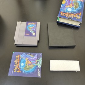 SOLSTICE QUEST FOR STAFF OF DEMNOS NINTENDO NES BOXED COMPLETE GAME UKV PAL VGC!