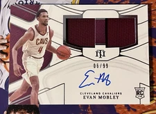 2021-22 National Treasures #RMD-EVM Evan Mobley RPA Rookie Patch Auto /99 RC