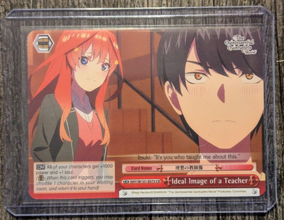 Weiss Schwarz: Ideal Image of a Teacher - Quintessential Quint. Movie CR