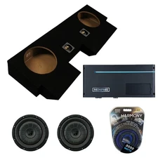 Kicker 43CVT102 10" CompVT CVT10 Subwoofer Dual Sub Box w Memphis Mono Amplifier