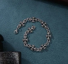 Chrome Hearts cross Bracelet 💯  20 cm, Affordable And High Quality