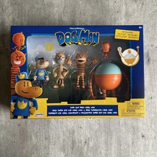Dog Man Action Figure Set DreamWorks JAKKS Toys 5 Piece Collectible Figure Set