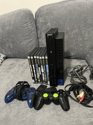Sony PlayStation 2 Console Lot w/ Games, Controllers, Memory Card, GTA, Sims