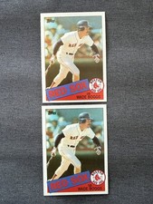 1985 Topps Baseball Cards (2) #350 WADE BOGGS-Boston Red Sox