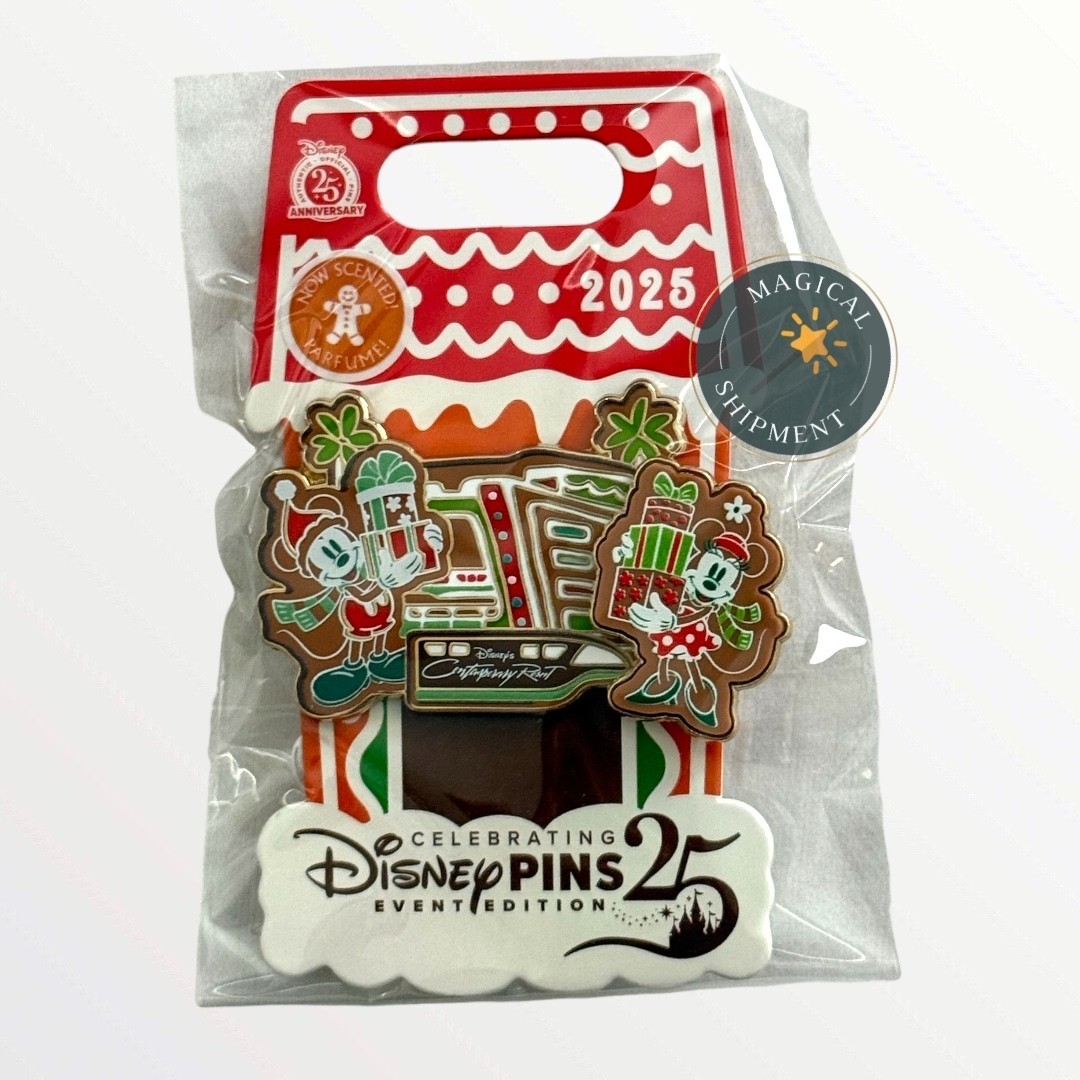 NEW! 2025 Disney Parks Contemporary Resort Gingerbread Christmas Pin | IN-HAND!