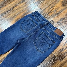 Judy Blue Size 15 / 32 High Waist Tummy Control Embroidery Bootcut Denim Jeans