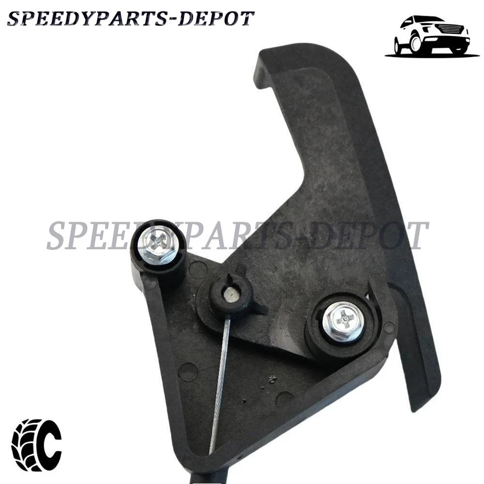 Fit 55275849AA Dodge Ram 1500 2500 3500 Hood Release Latch Cable with Handle NEW - Imagem 3 de 4