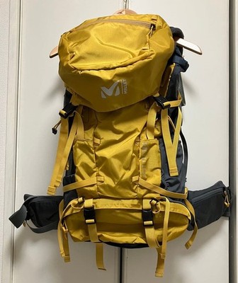 Millet Saas-Fee 30+5 Backpack Yellow Used From Japan | eBay