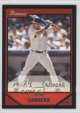 2007 Bowman Melky Cabrera #7 0j6