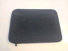 Black Neoprene Laptop Sleeve (18") — Padded Side-Loading Case W/Handle