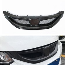 Black Front Grill Cover Mesh For 2013-2015 9th Honda Civic Sedan Black Front Grill Cover Mesh For 2013-2015 9th Honda Civic Sedan