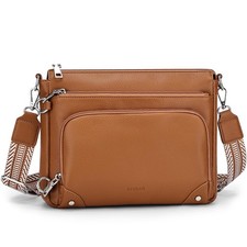 Anti-Theft Crossbody Purse for Women, Crossbody Shoulder Bag with Built-in Wa...