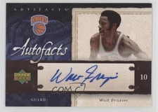 2007-08 Upper Deck Artifacts Autofacts Auto Walt Frazier #AF-WF Auto HOF
