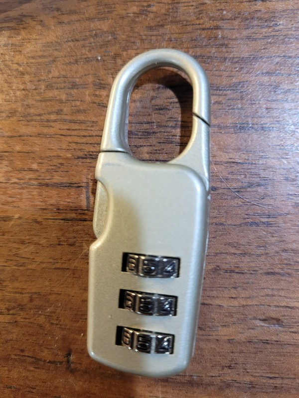 Combination Padlock 3 Digit Number Travel Suitcase Bag Zip Lock