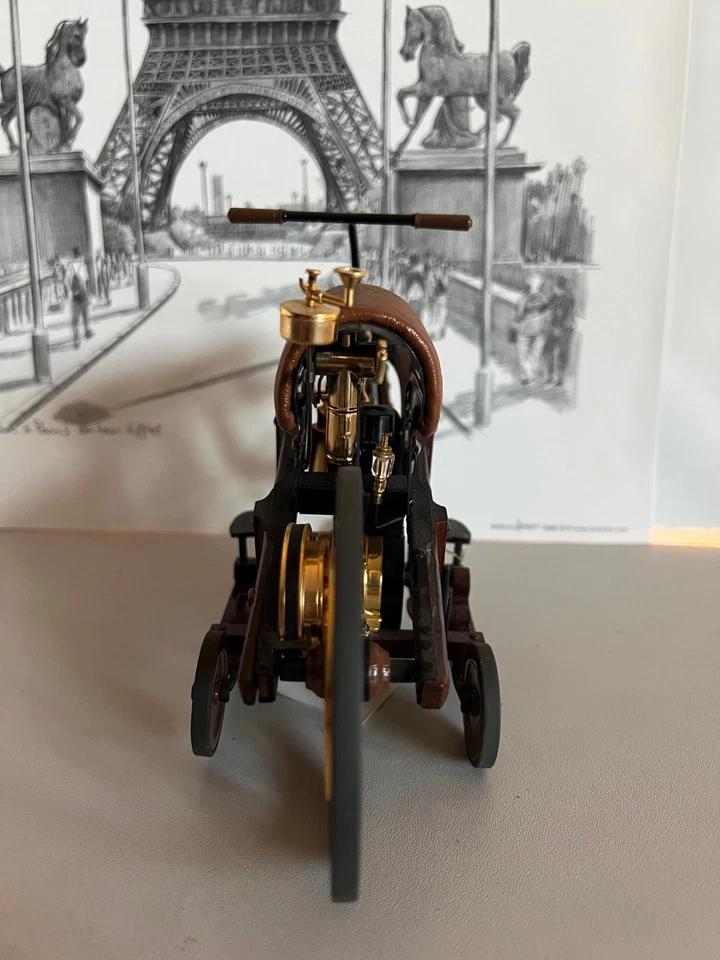 Franklin Mint Daimler Reitwagen 1885, erstes Motorrad der Welt inkl. OVP - Bild 3 von 4