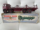 Vintage 1950's Dinky Supertoys 905 Foden Flat Truck in original box