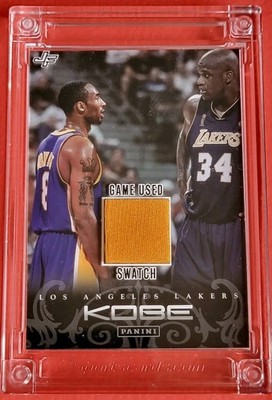 KOBE BRYANT 2012 Anthology CARD 152 2016 WORN WARM UP SUIT PIECE JERSEY FUSION