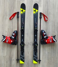 Ski-Set Fischer 120cm Ski + Skischuhe Gr. 37-38 + Stöcke, Kinder
