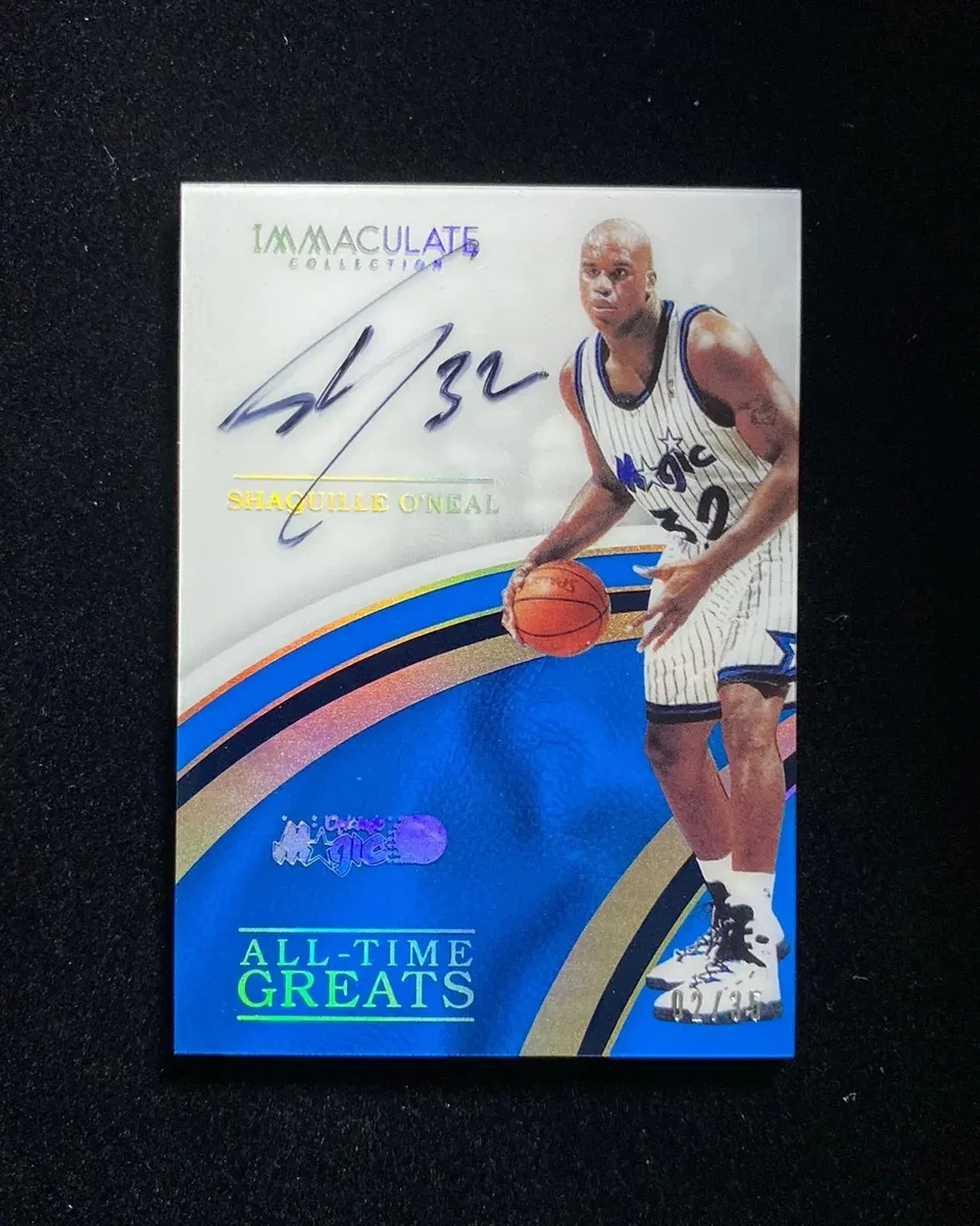 Panini Shaquille O'Neal Basketball Autographed Sports Trading
