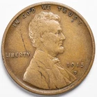 1915-D Lincoln Wheat Penny Cent Very Fine (VF), Denver Mint