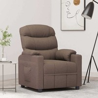 Relaxsessel Taupe Stoff Relaxsessel Relaxstuhl Sessel vidaXL