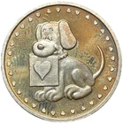 1/4 oz .999 Silver Valentine’s Day Dog Round - Love Today Tomorrow Always TONED2
